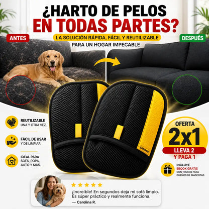 Guante Quitapelusa EN SEGUNDOS Premium™